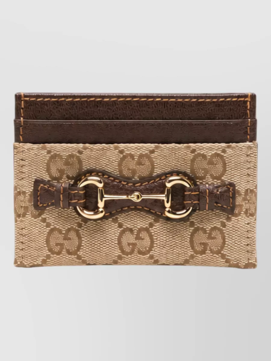 Gucci gg fabric card holder
