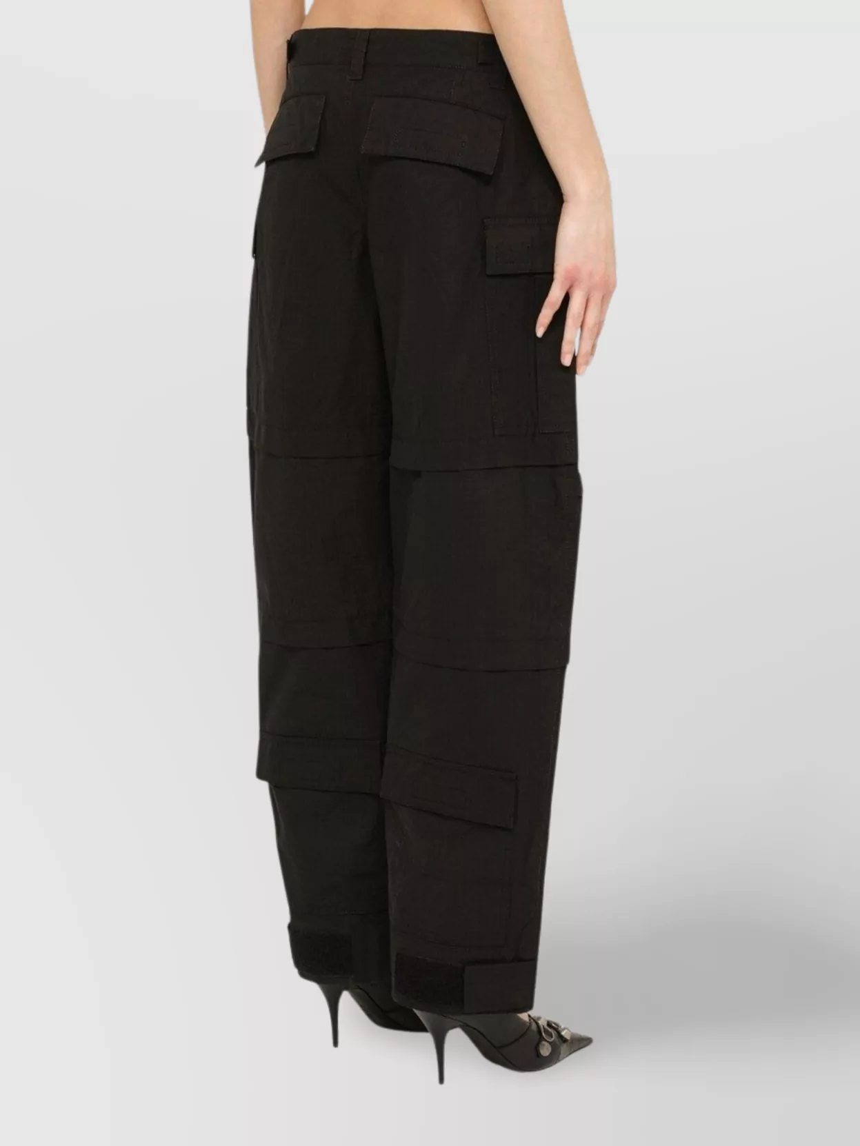 Wardrobe.nyc Cargo Trousers Multiple Pockets In Black