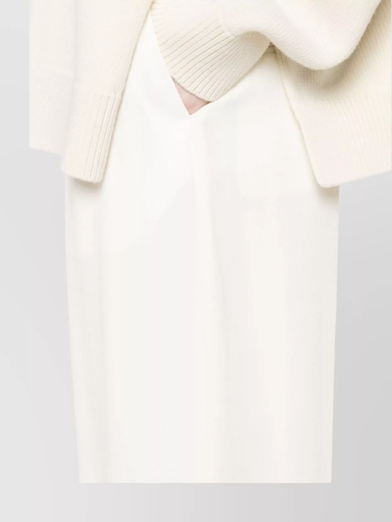 Totême Fluid Trousers With Pleats And Wide Leg