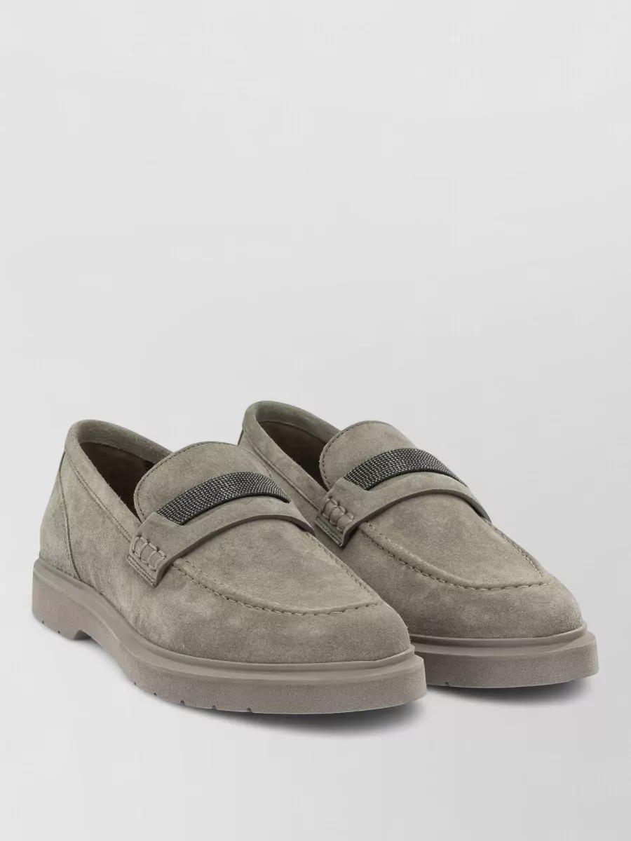 Brunello Cucinelli Suede Loafers