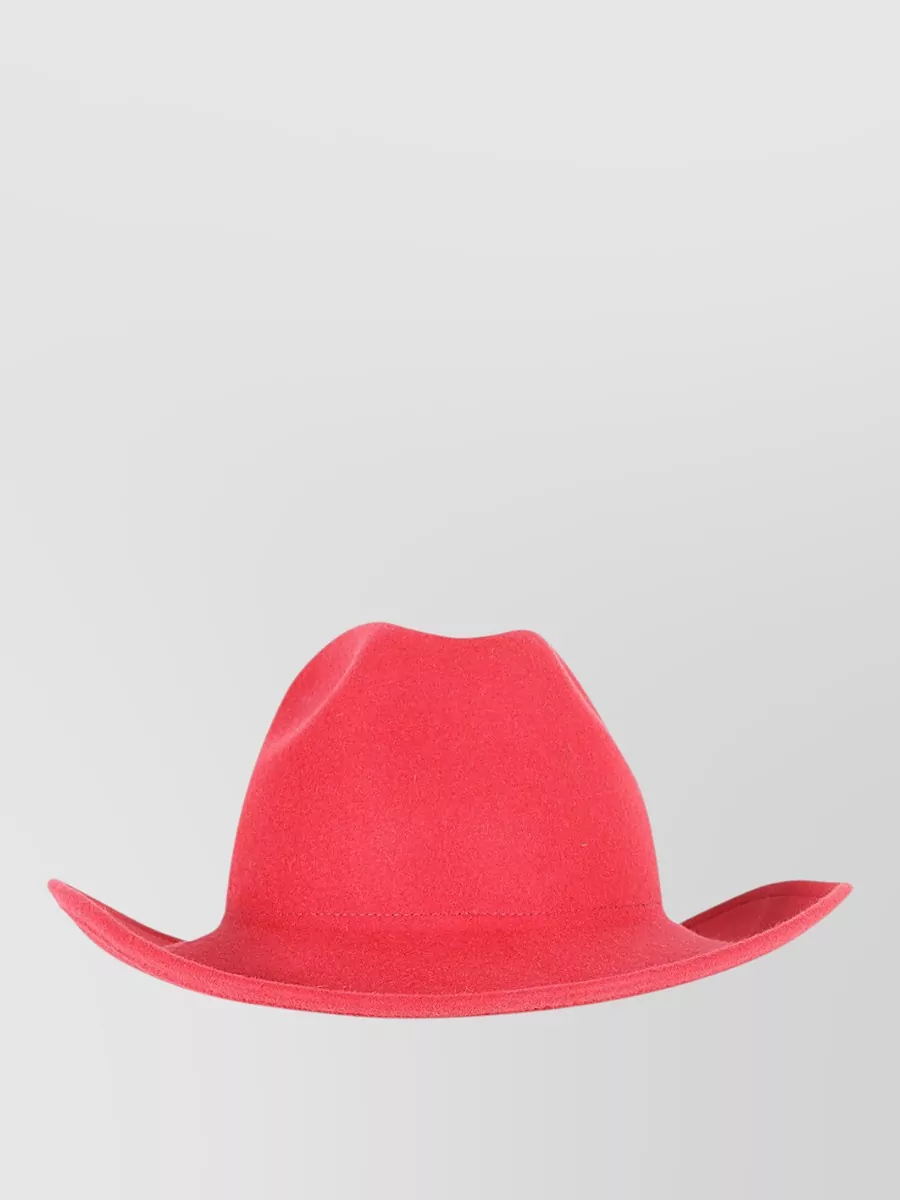 Studio rabbit fur fedora hat
