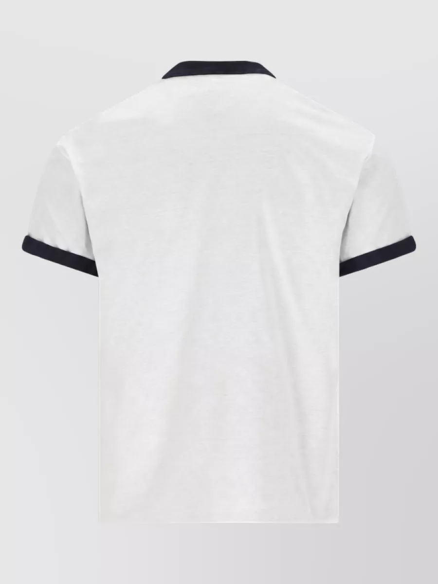 Prada Cotton Short-Sleeve Reversible Polo Shirt