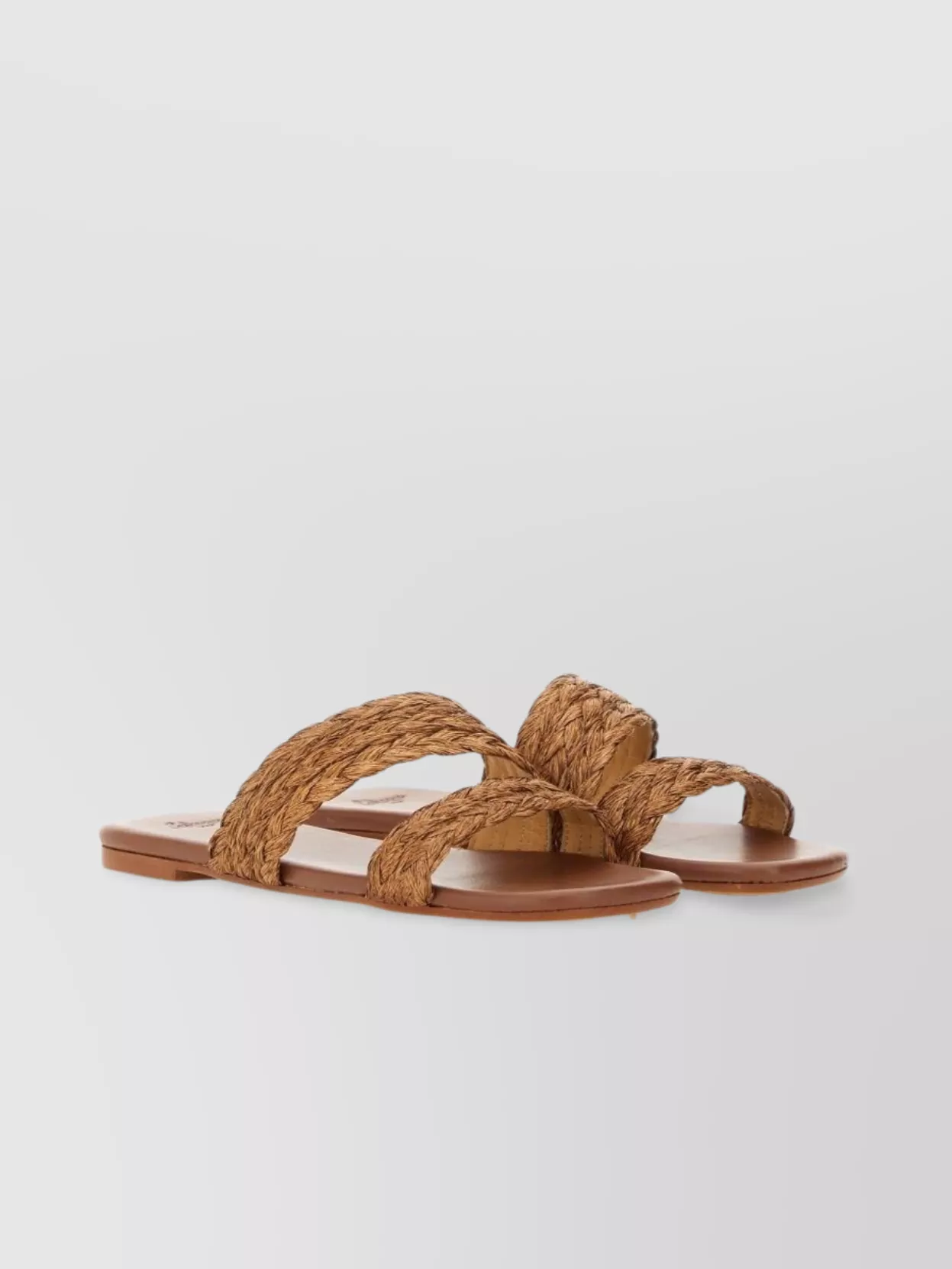 Shop Castaã±er Braided Flat Sole Open Toe Sandals