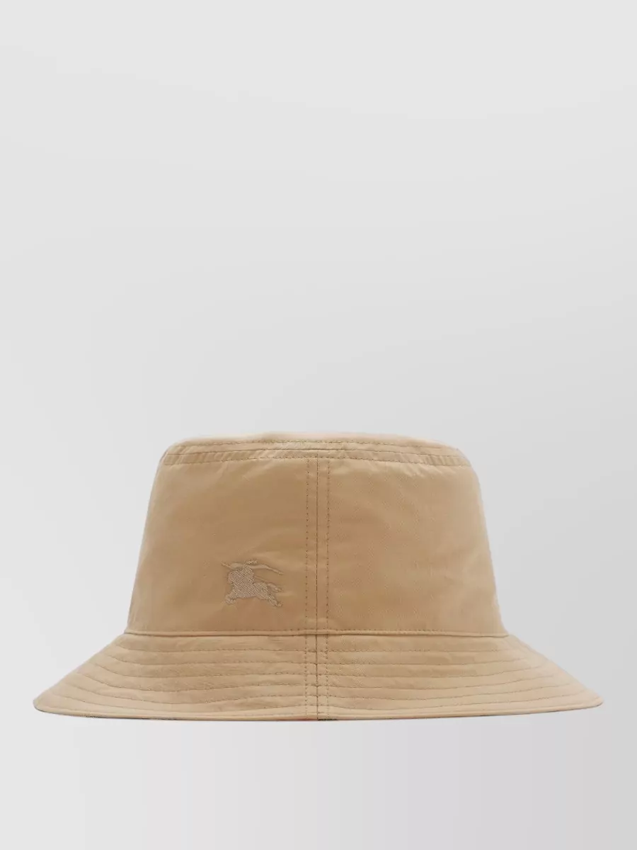 Burberry Check Reversible Bucket Hat Wide Brim