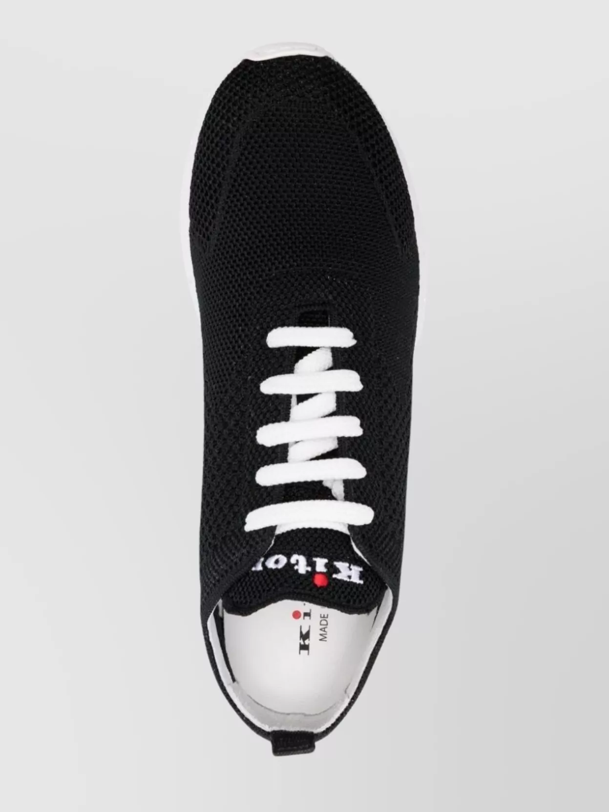 Kiton Knitted Mesh Sneakers Logo