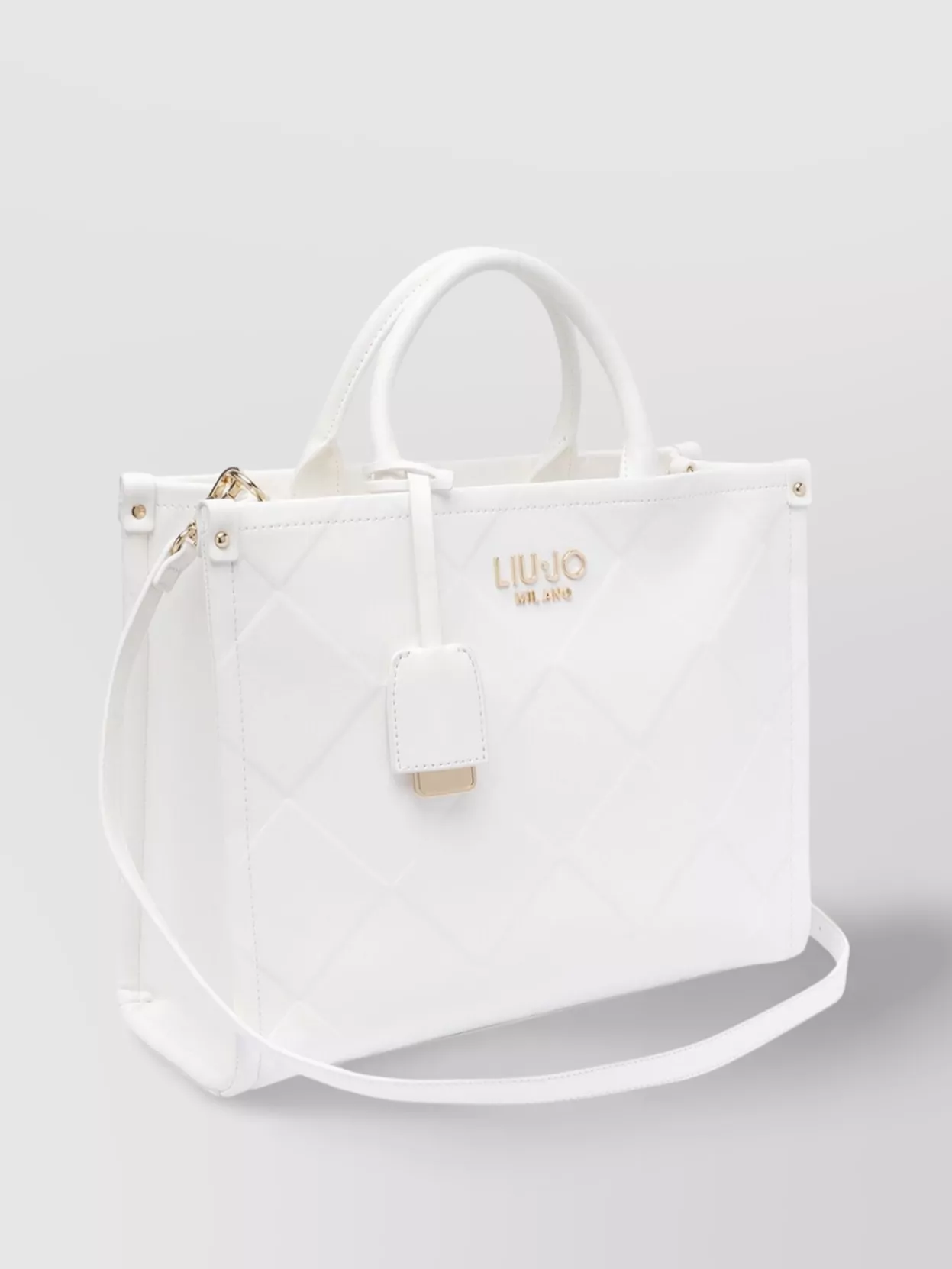 Liu •jo Quilted Shopper Bag Metal Accents