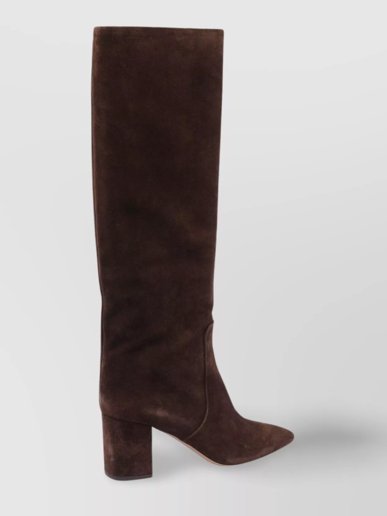 Paris Texas Block Heel Knee Length Pointed Toe Boots