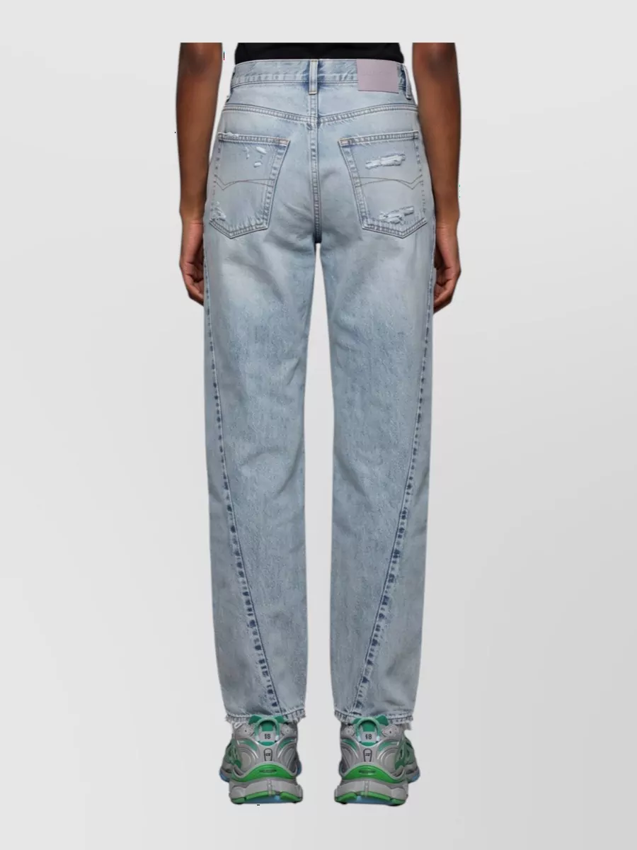 Balenciaga Mid-Rise Straight-Leg Jeans