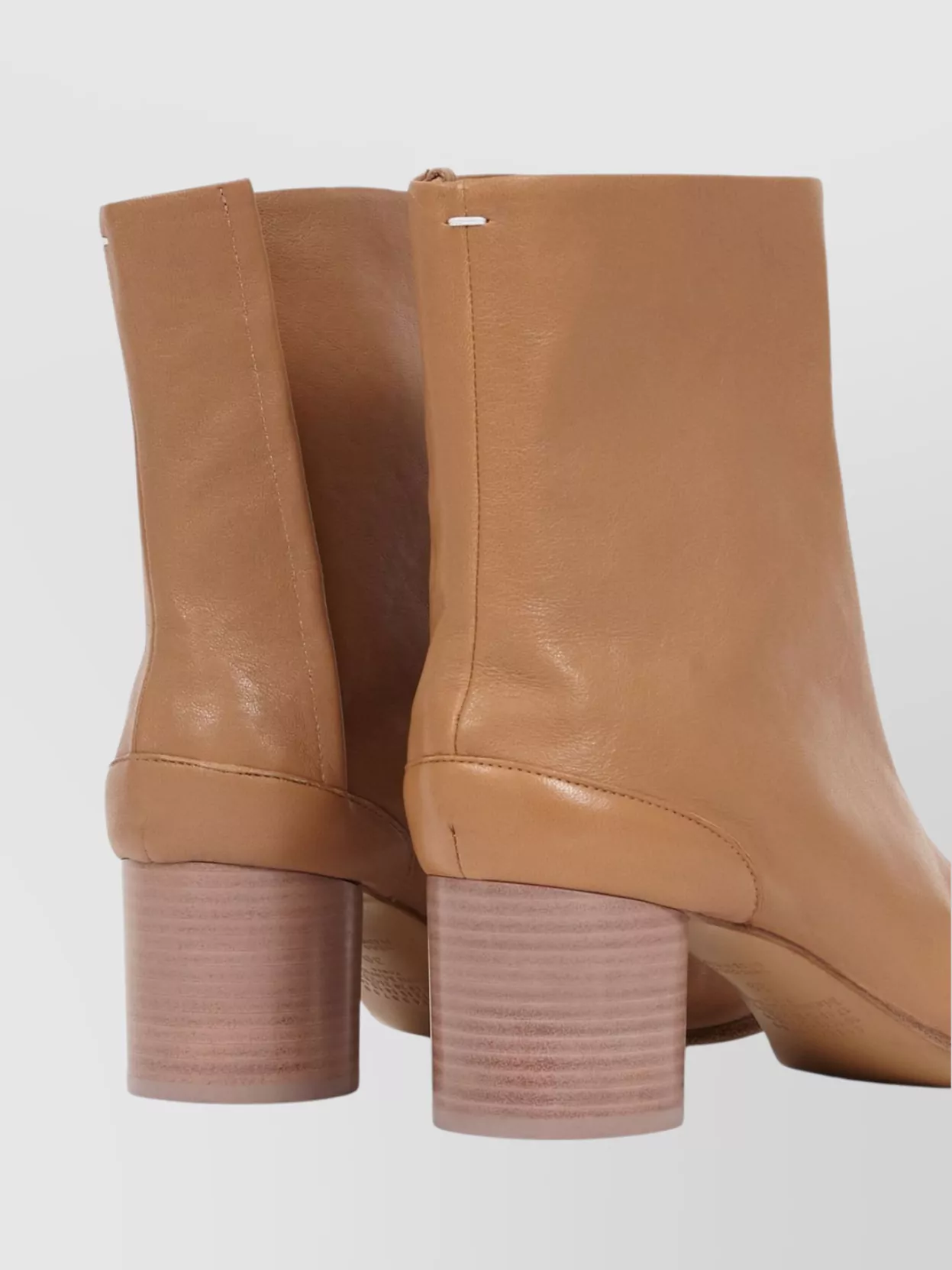 Maison Margiela Tabi 60Mm Leather Ankle Boots
