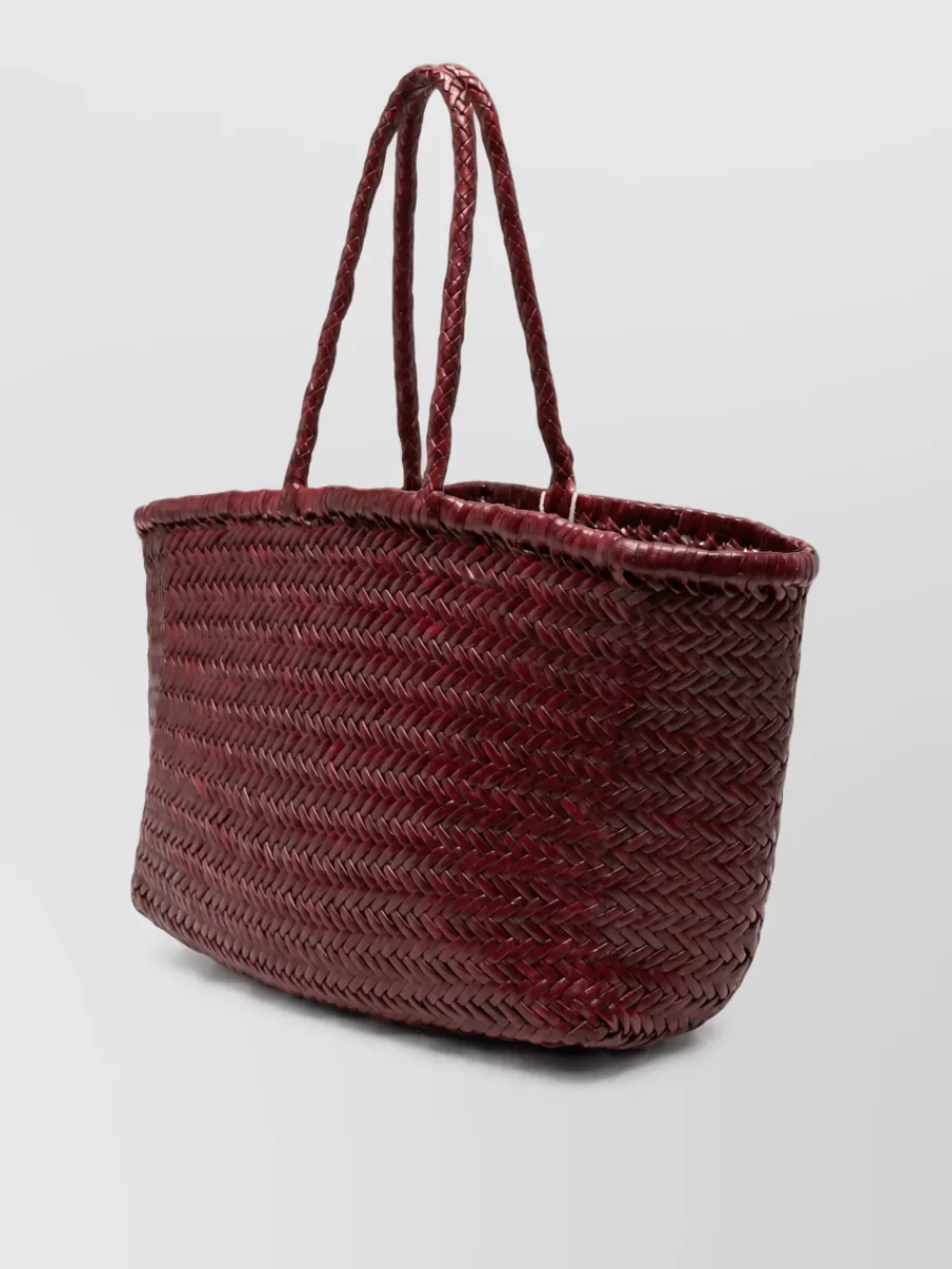 Dragon Diffusion Bamboo Triple Jump Big Leather Beach Bag