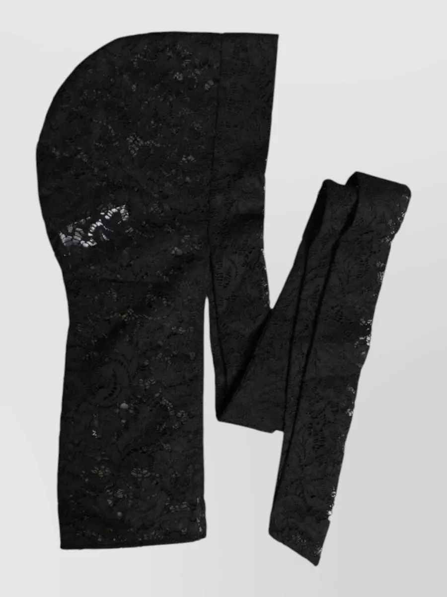 Dolce&Gabbana Cashmere Floral Lace Scarf