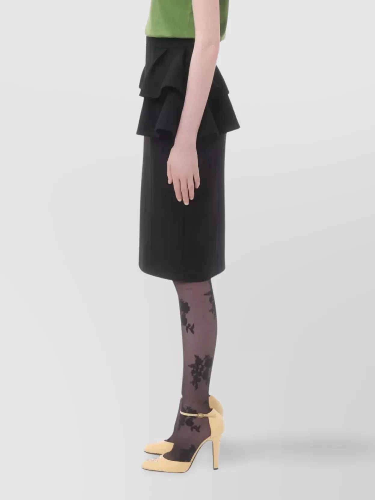 Valentino Knee Length And Midi Skirts With Ruffle Detail