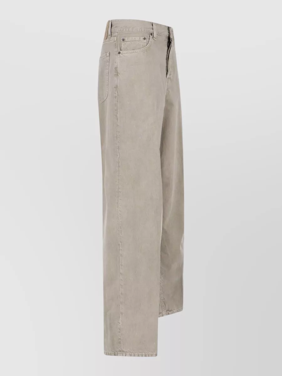 Haikure Wide Leg Trousers Front And Back Pockets