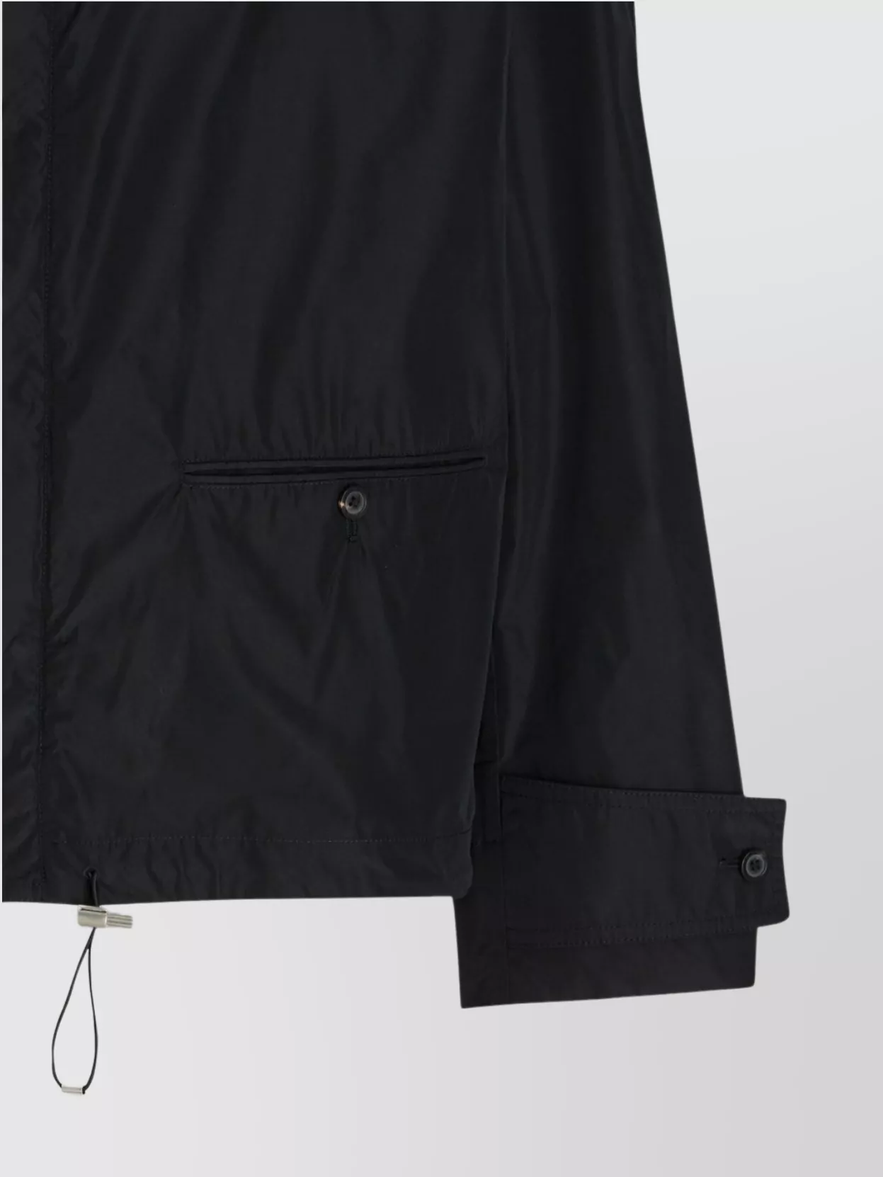 Ferragamo Hooded Jackets With Drawstring Hem And Front Pockets