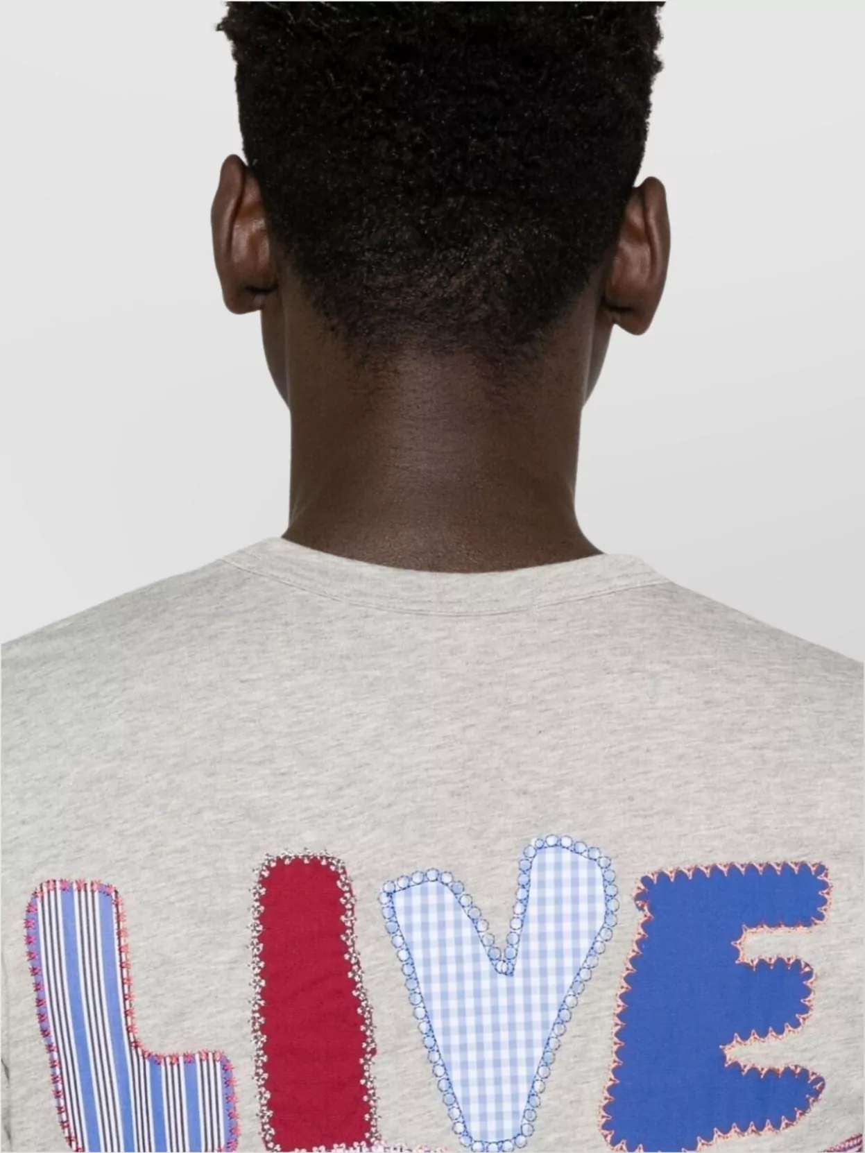 Comme Des Garçons Men's Graphic Print T-Shirt With Back Detail