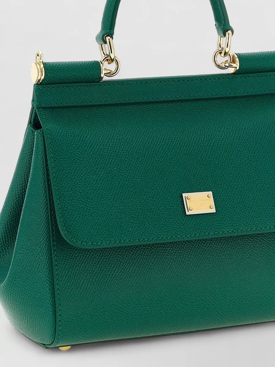 Dolce&Gabbana Sicily Small Leather Shoulder Bag