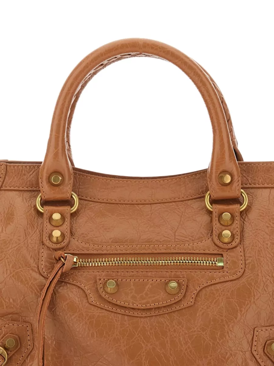 Balenciaga Le City Small Leather Shoulder Bag