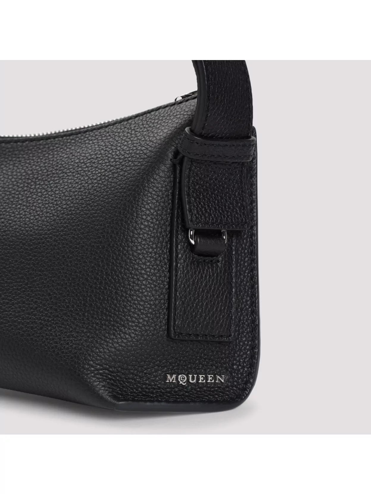 ALEXANDER MCQUEEN SLING POUCH WITH ADJUSTABLE STRAP AND TEXTURED FINISH