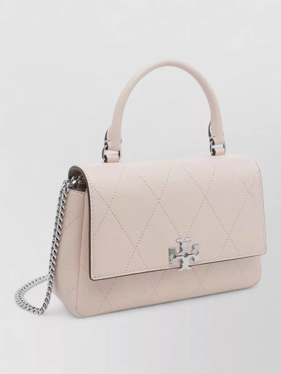 Tory Burch Leather Quilted Chain Wallet