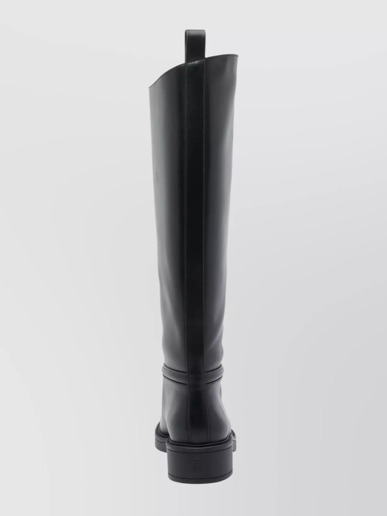 Stuart Weitzman Stylish Knee-high Leather Block Heel Boots In Black