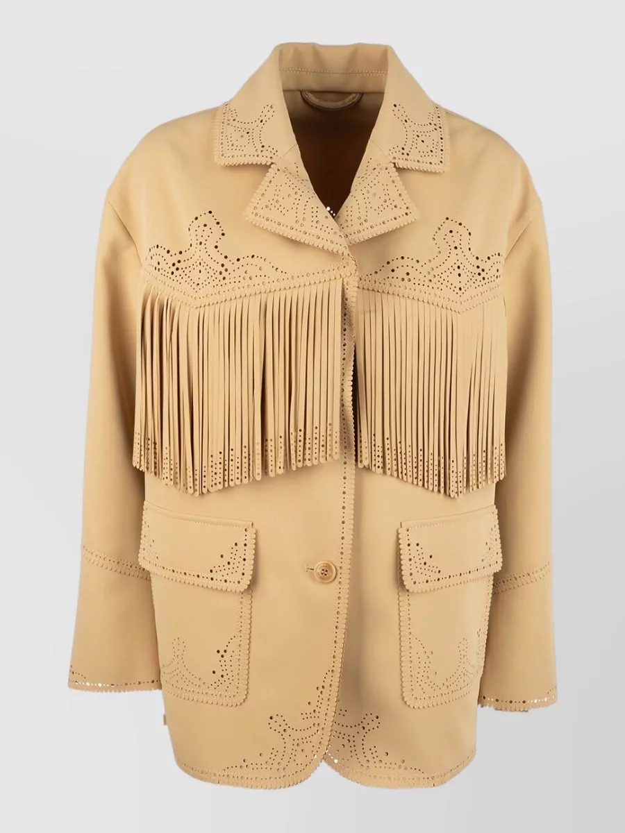 Ermanno Scervino Single Breasted Coat