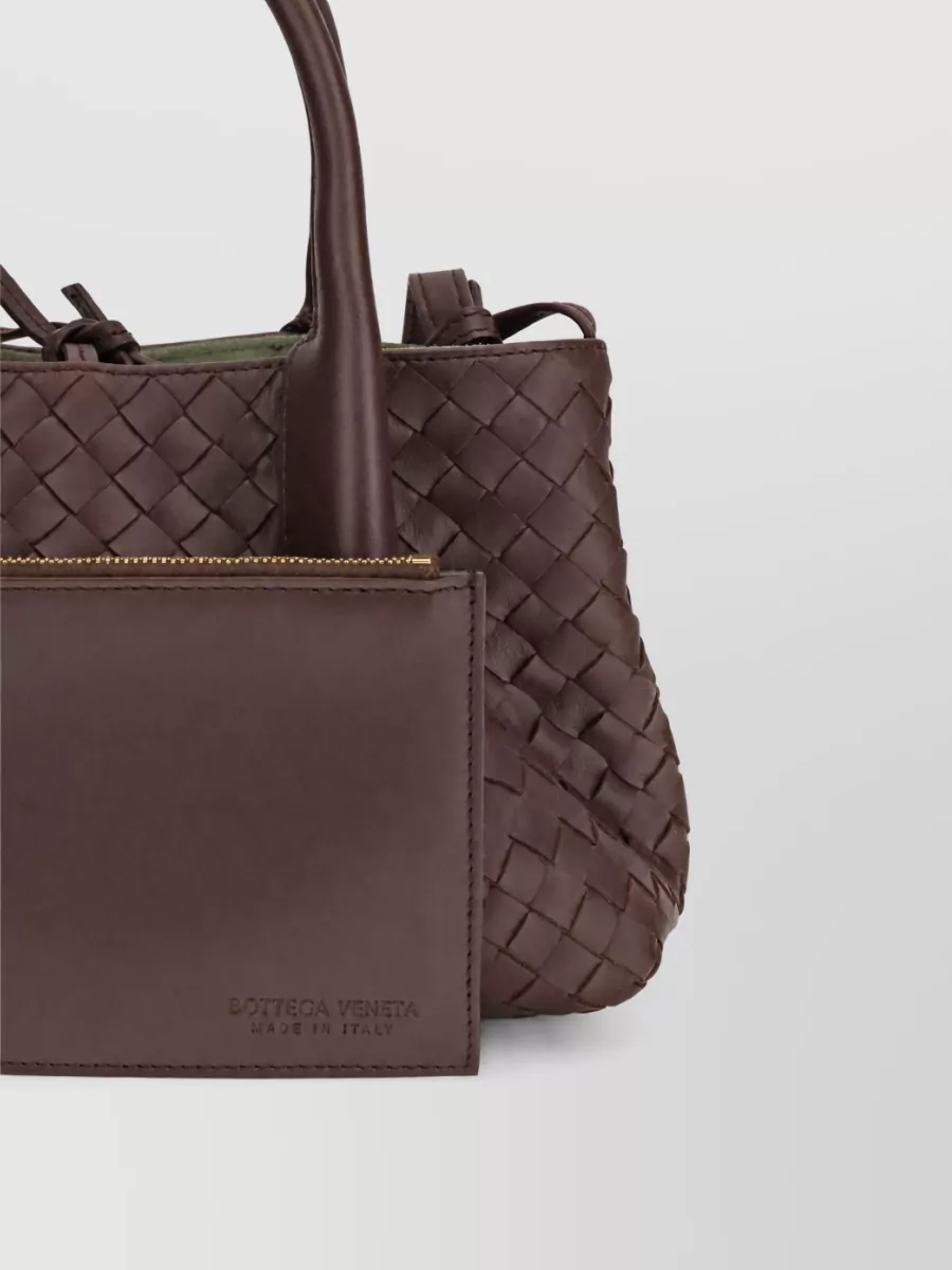 Bottega Veneta pinacoteca small leather tote bag