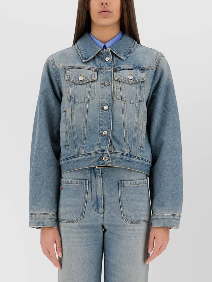 Victoria Beckham Padded denim jacket