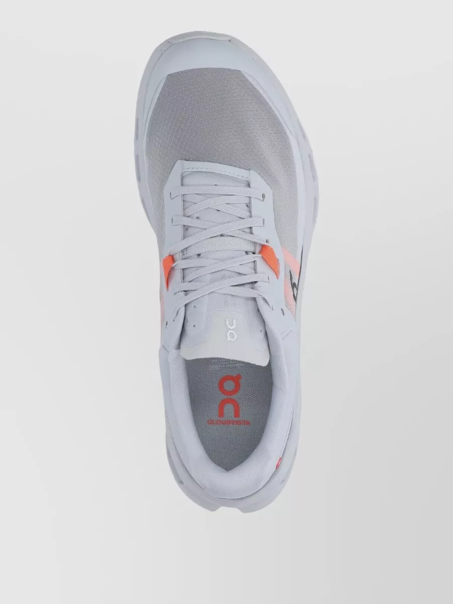 On Mesh Upper Low Top Rubber Outsole Sneakers