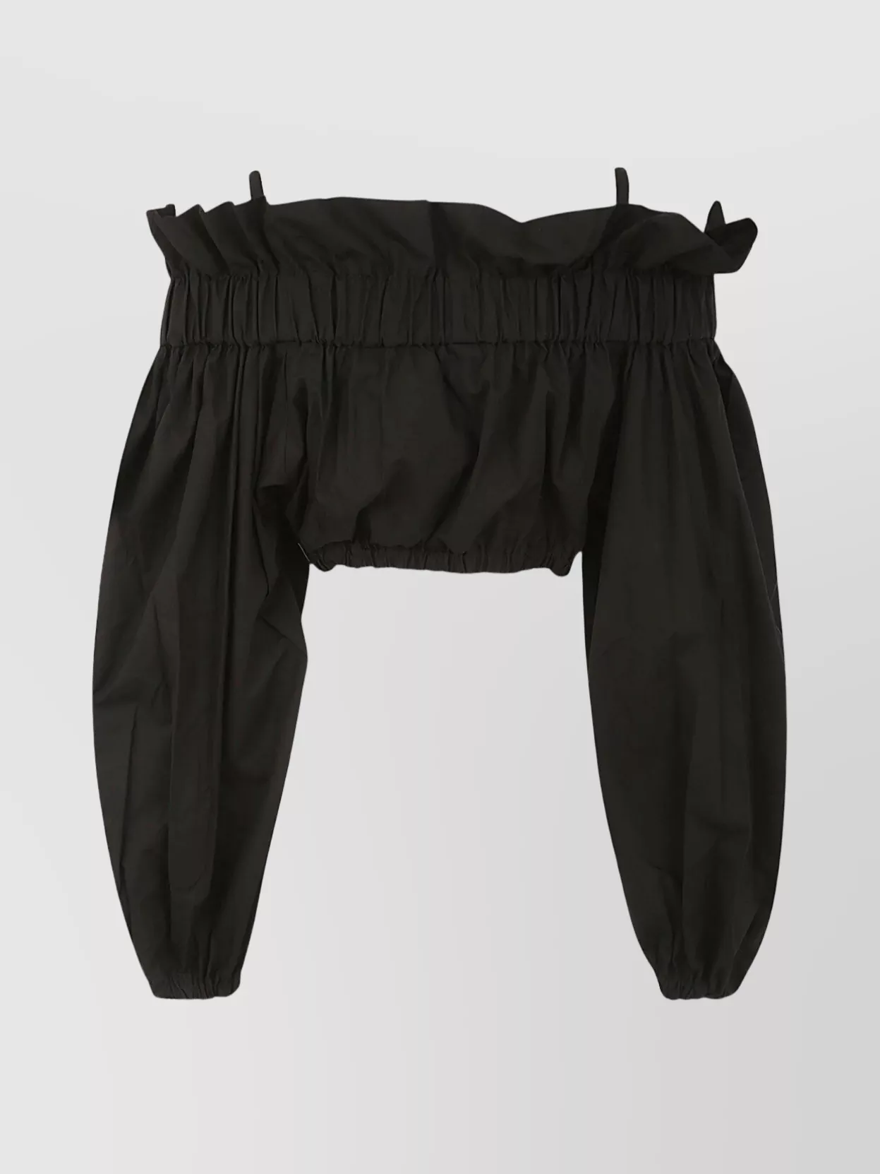 Patou Bow Detail Cropped Bustier Top