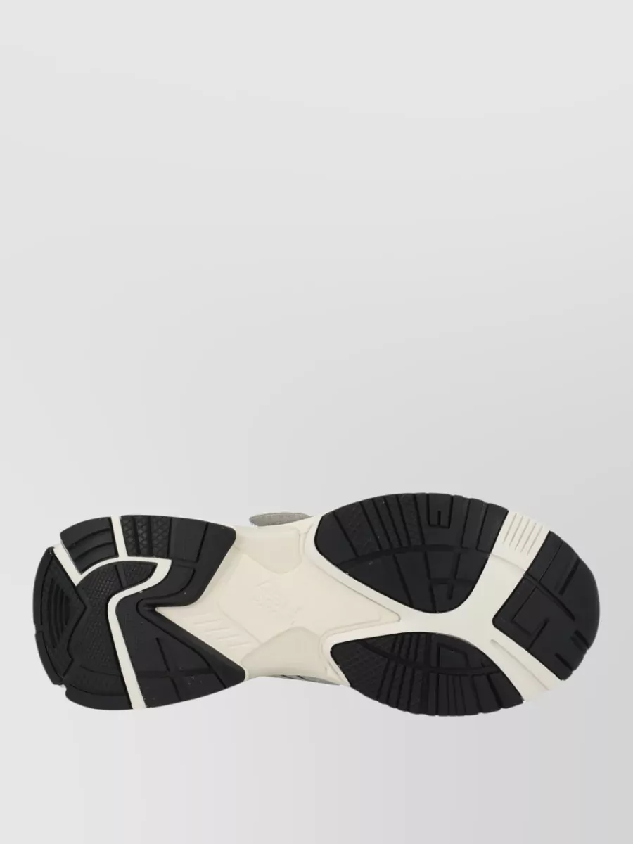 Ash Metallic Low-Top Sneakers
