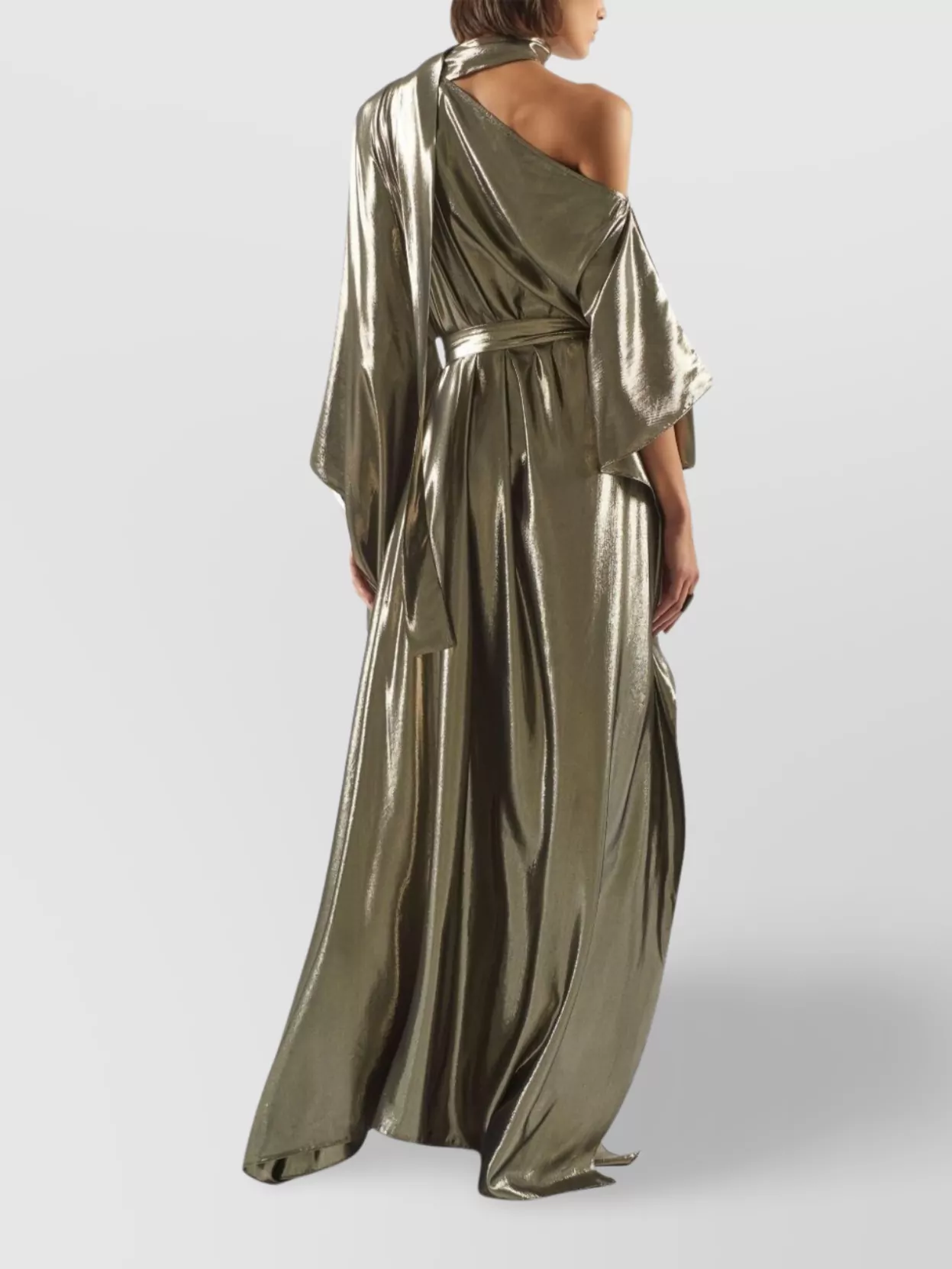 Taller Marmo Taylor Long Dress Scarf Detailing