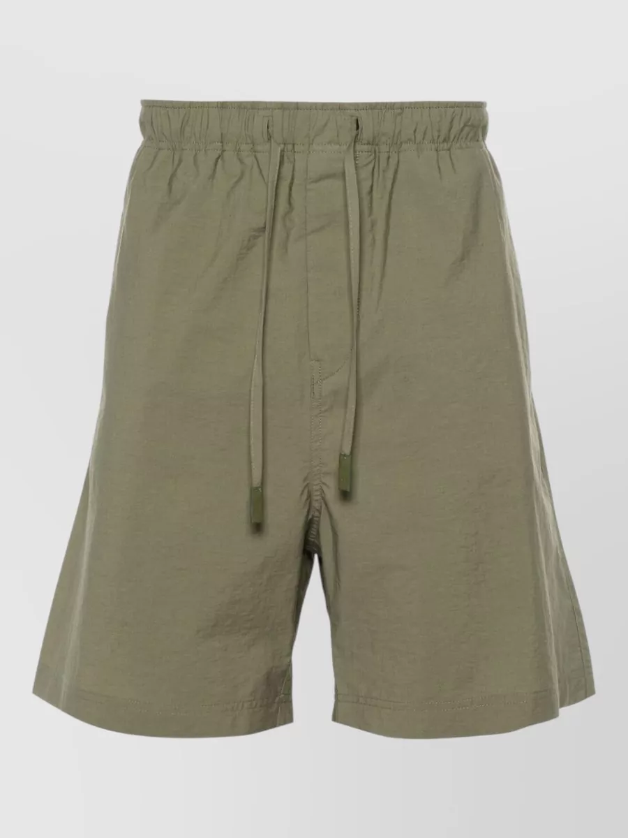 Loewe Paula's Ibiza Cotton Poplin Mid-Rise Straight-Leg Chino Shorts