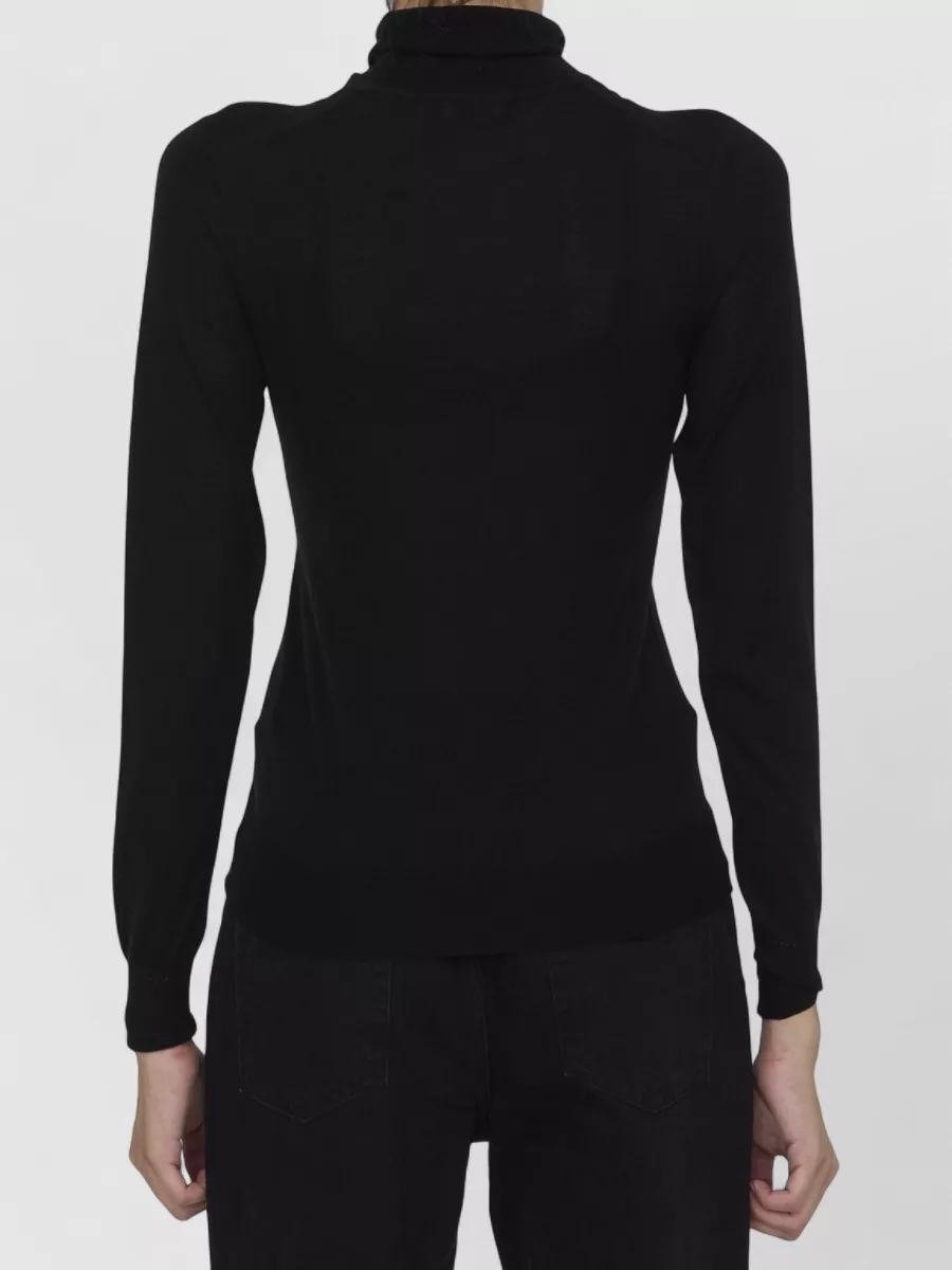 Saint Laurent Wool Turtleneck Sweater Relaxed Fit