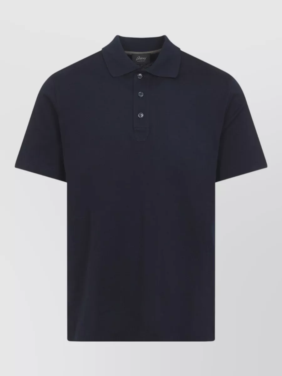 Brioni Cotton Short-Sleeve Polo Shirt