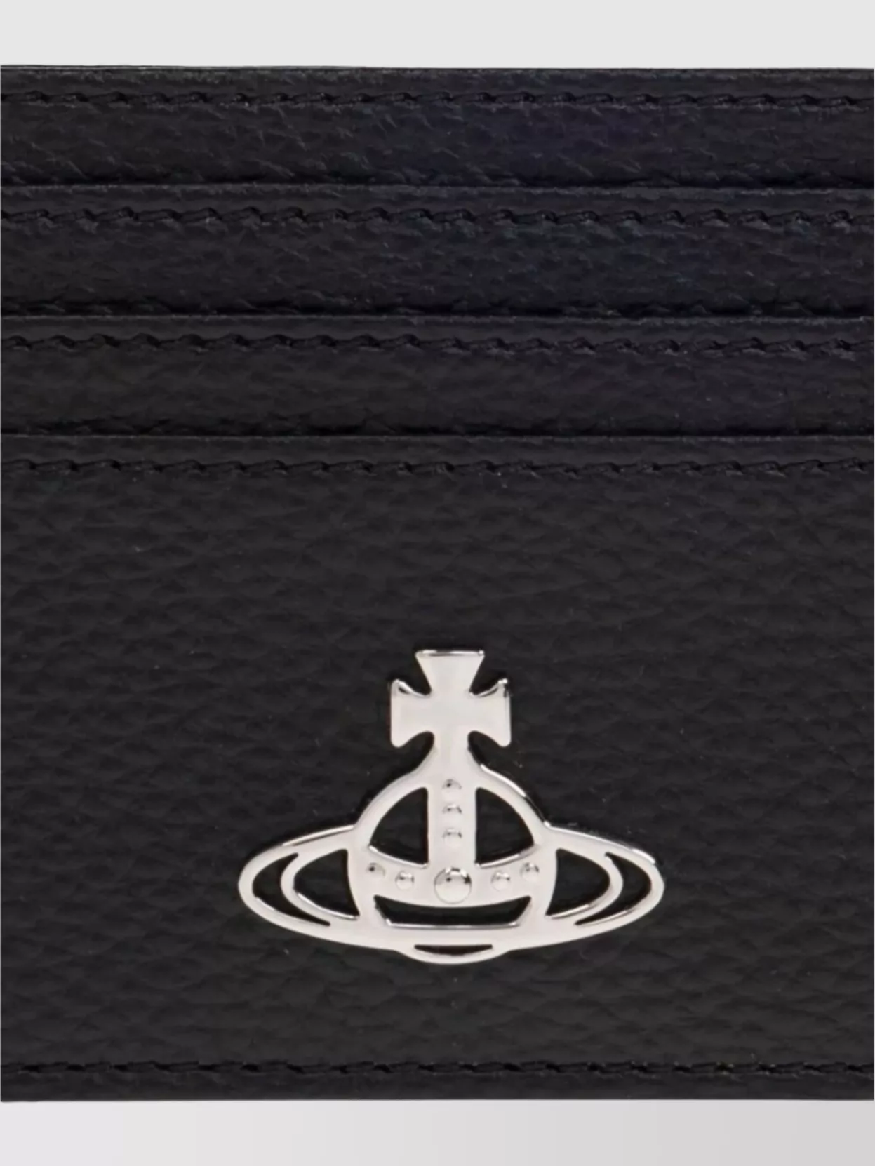 Vivienne Westwood Slim Textured Leather Card Holder