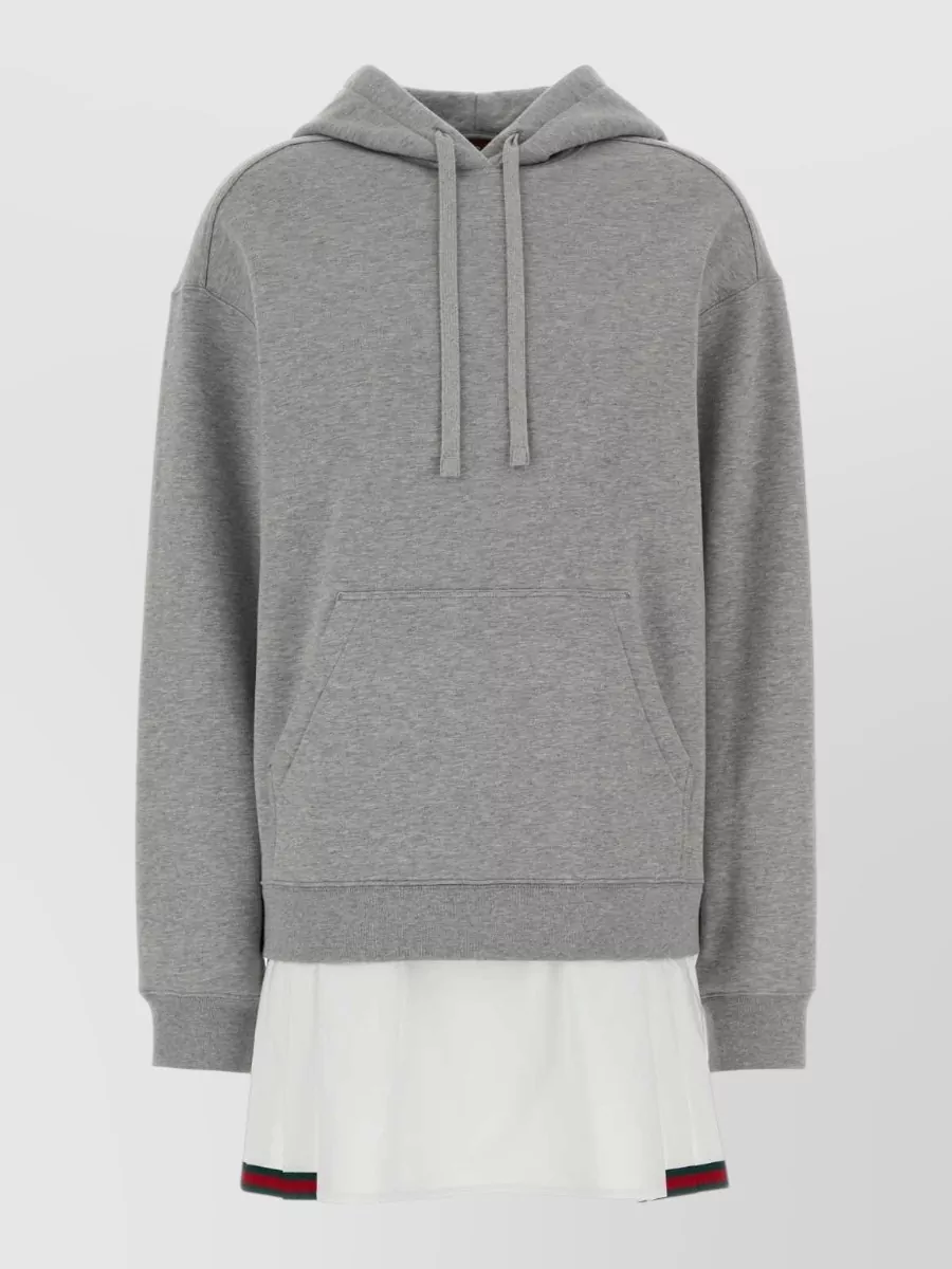 Gucci cotton sweatshirt mini dress