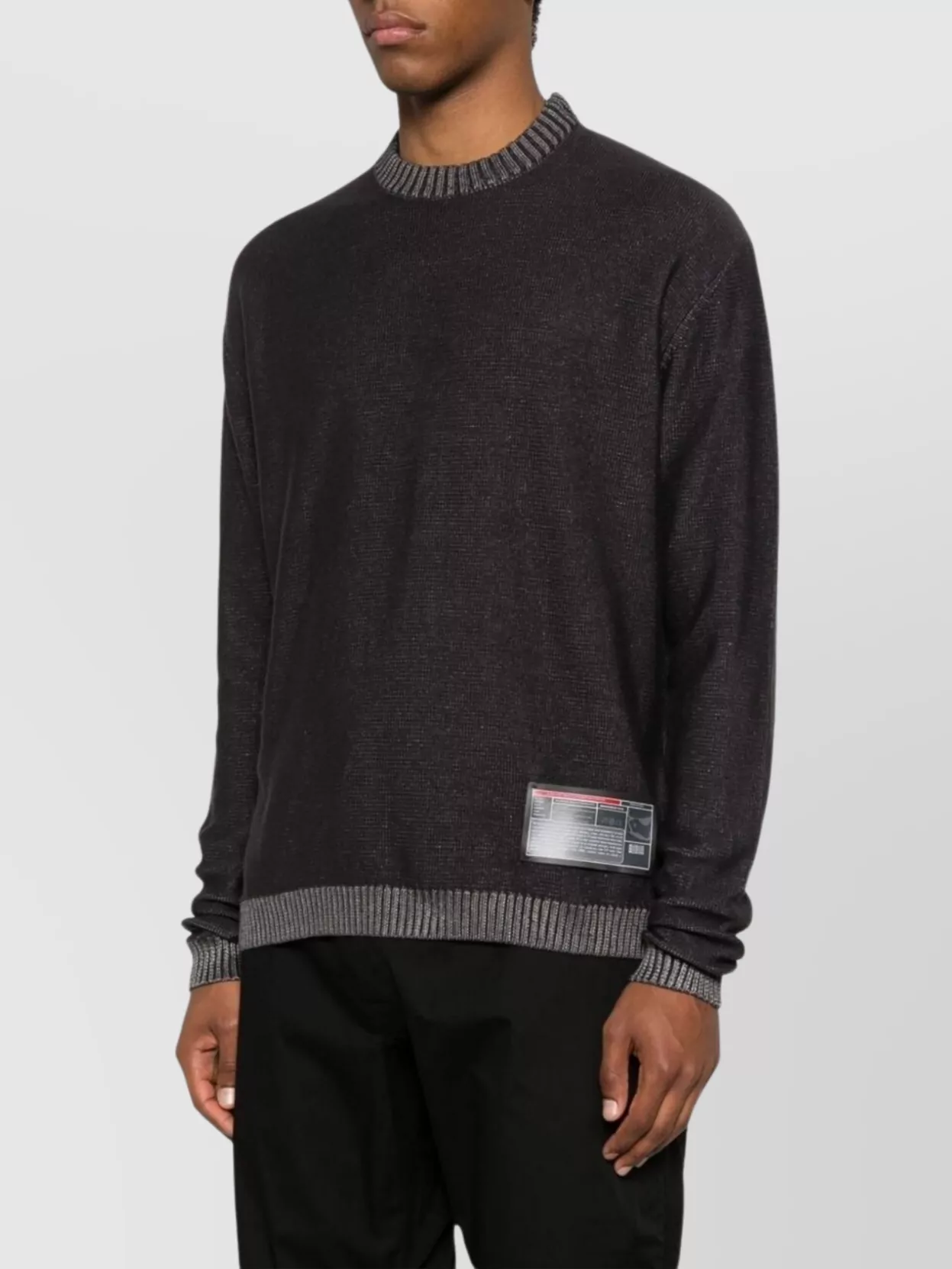 Gr10K Crewneck Sweatshirt Featuring Patch Detail