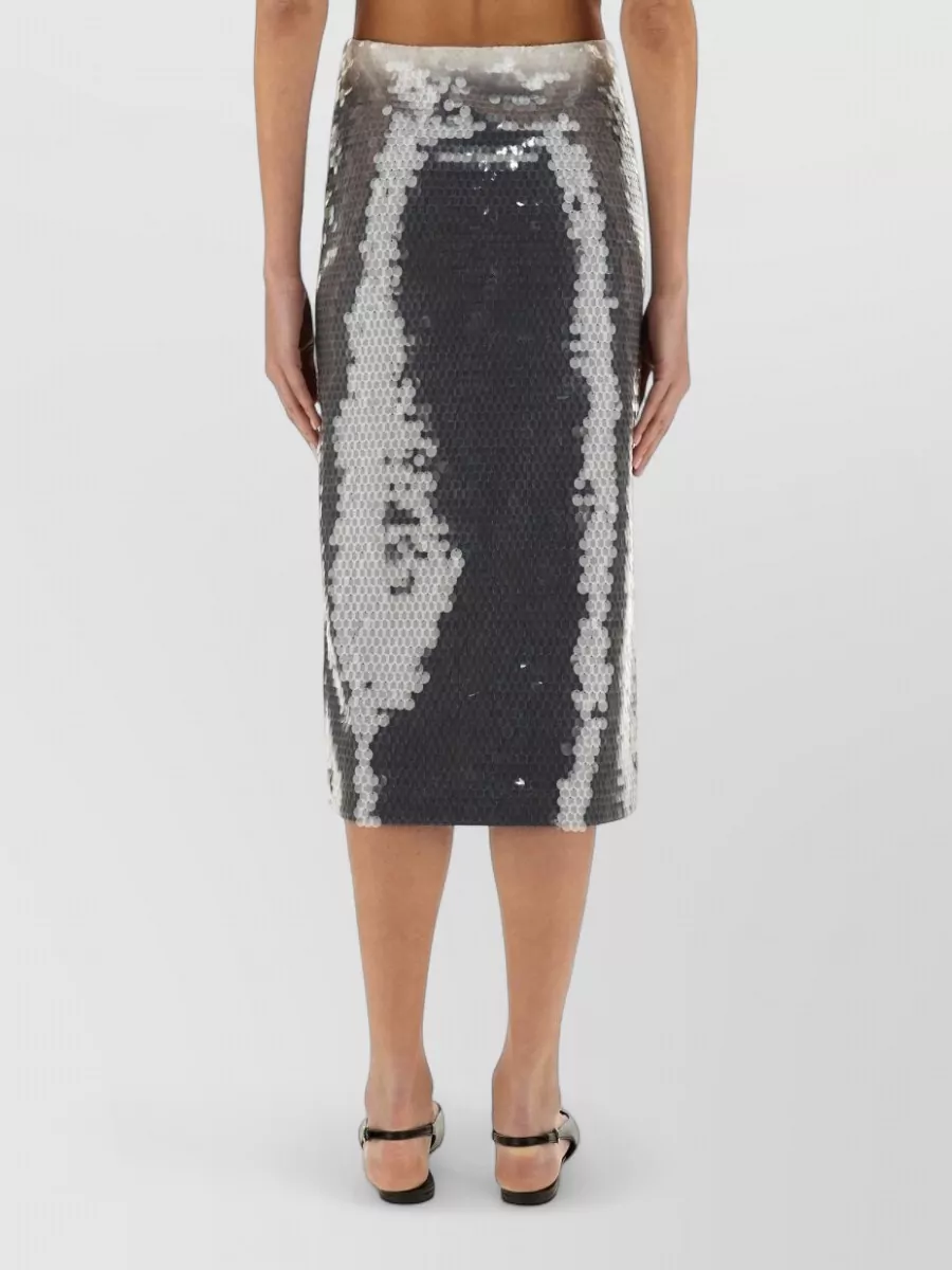 Sportmax Sequined Midi Skirt