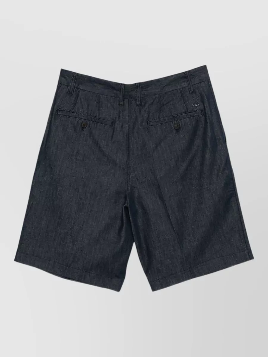 Emporio Armani Denim Straight-Leg Bermuda Shorts