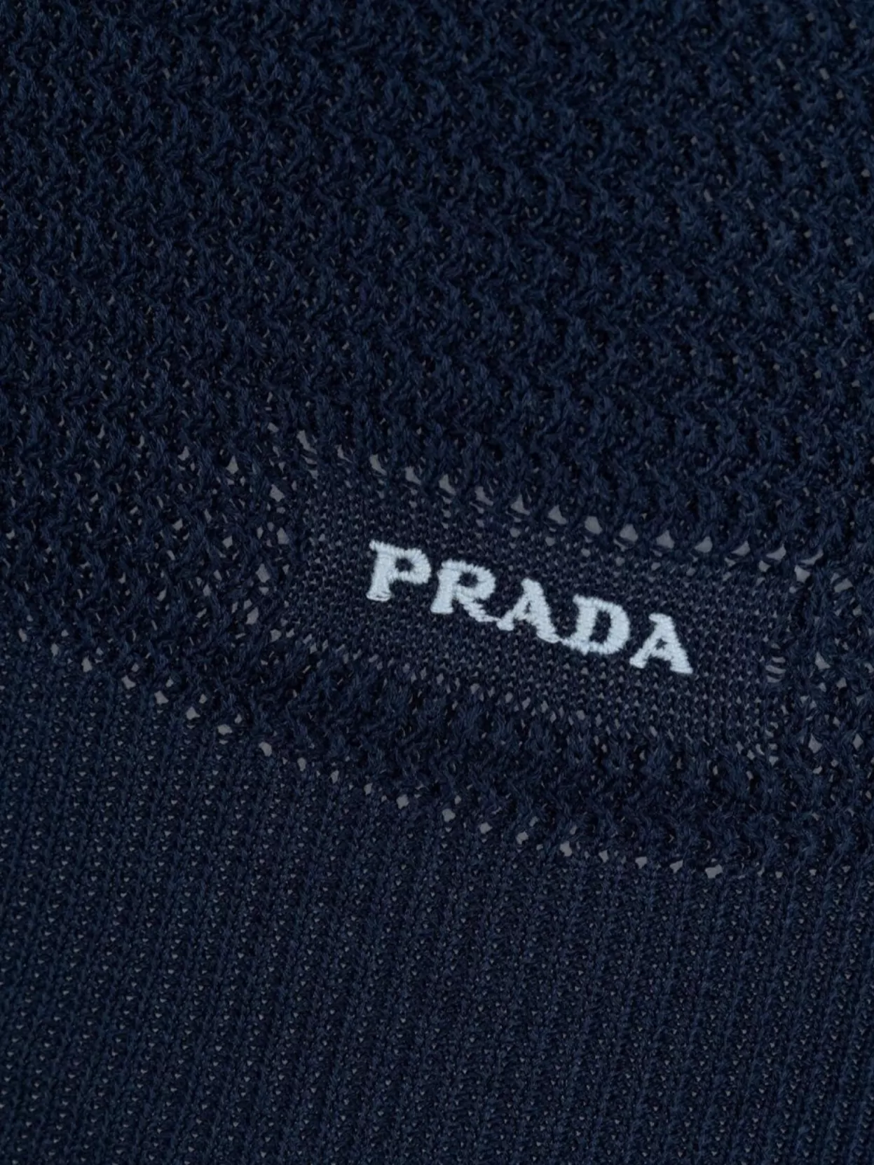 Prada Knit Crew Neck Sweater Short Sleeves