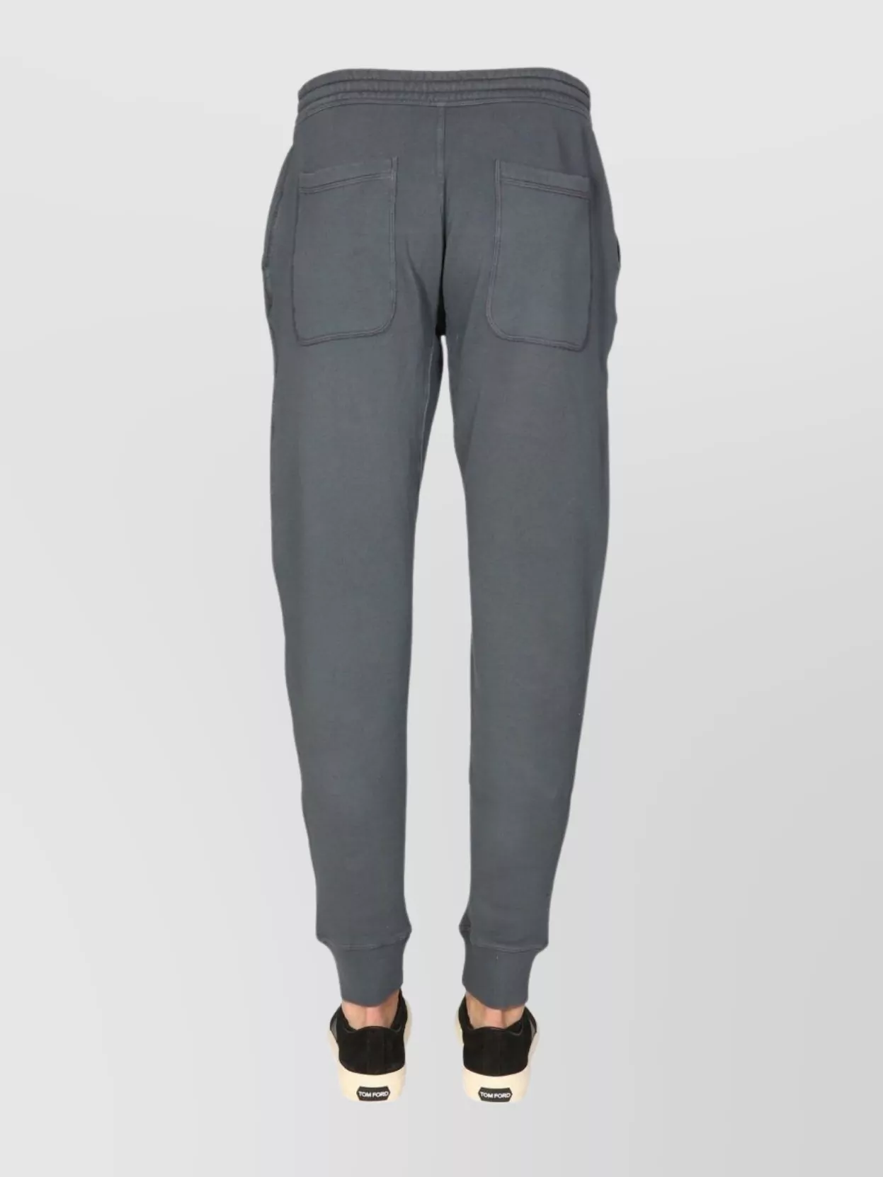 Tom Ford Ribbed Cuffs Trousers With Side And Back Pockets