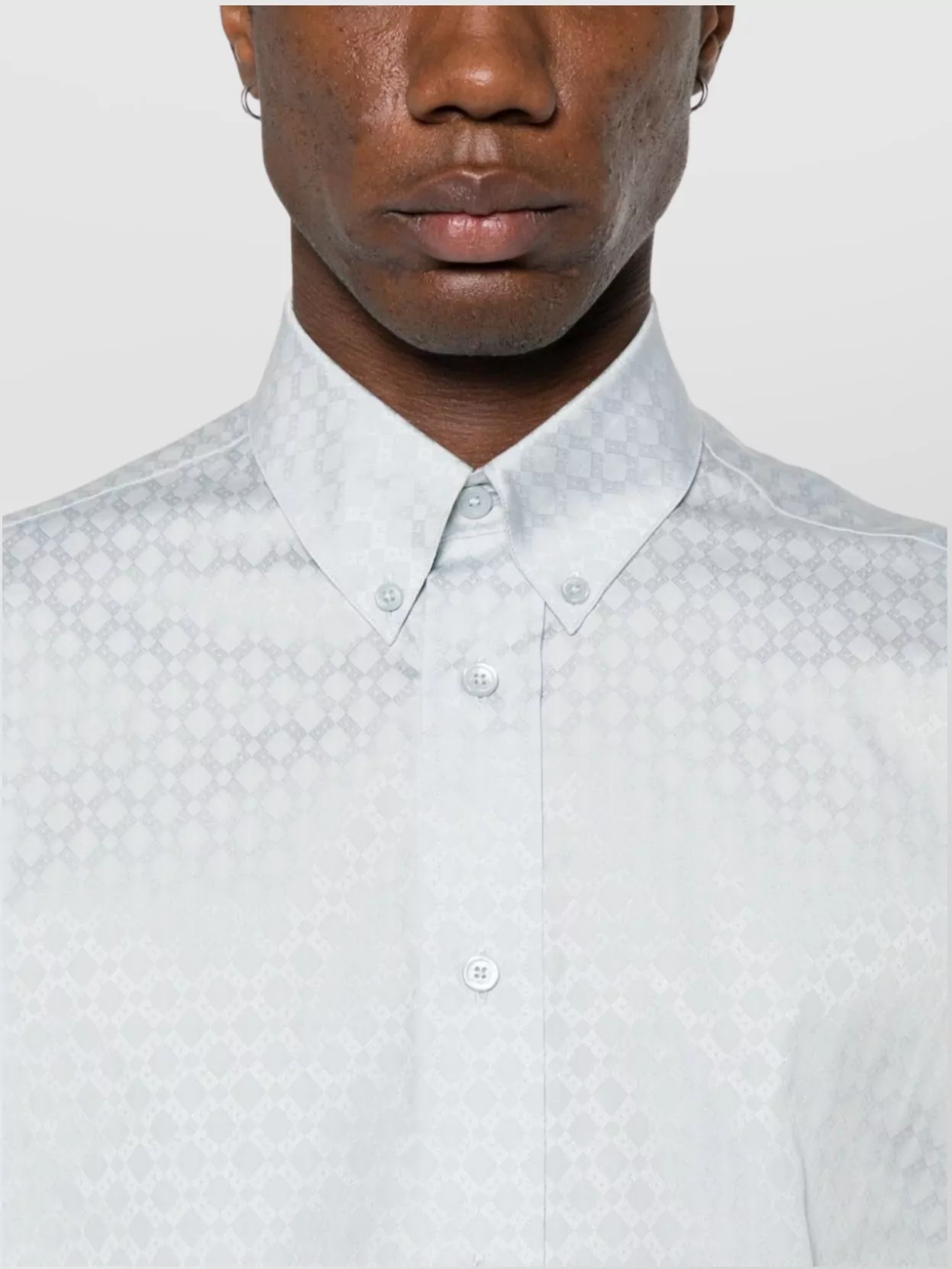 Givenchy Monogram Shirt Featuring Box-Pleat Detail