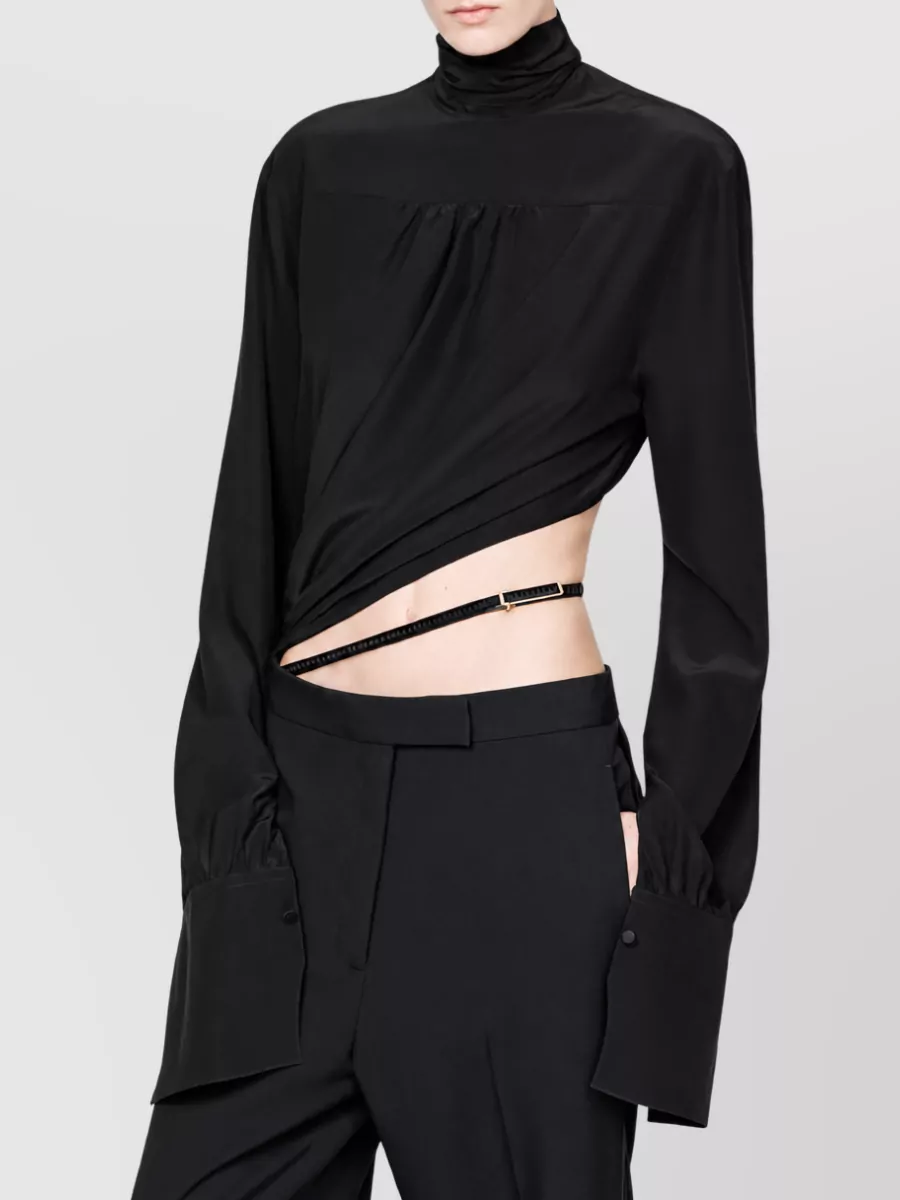 Tom Ford silk draped tuxedo jumpsuit