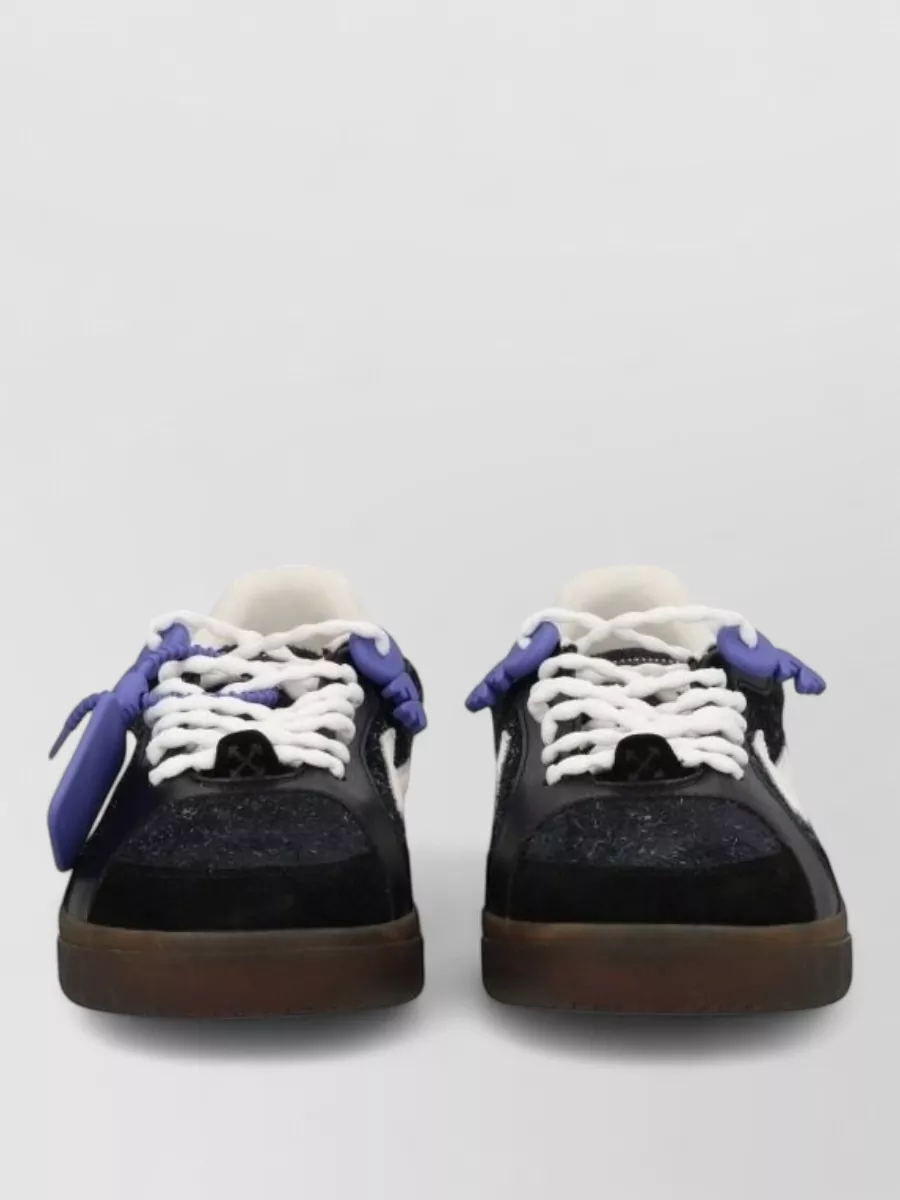 Off-White leather low-top sneakers