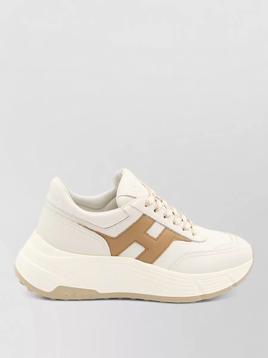 Hogan Hi Fi Leather Detail Sneakers
