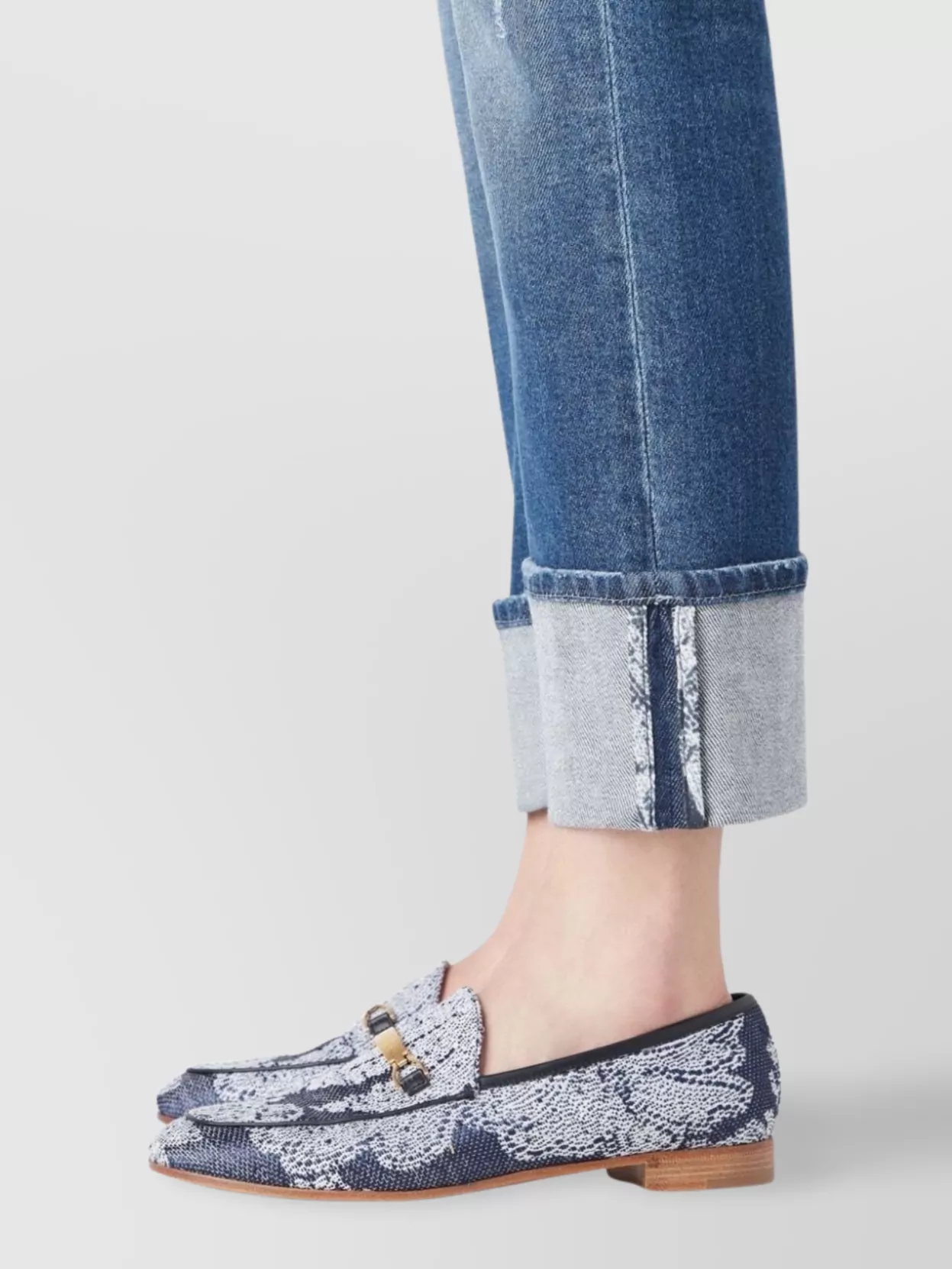 Giorgio Armani Belted Trousers With Faded Five-Pocket Design
