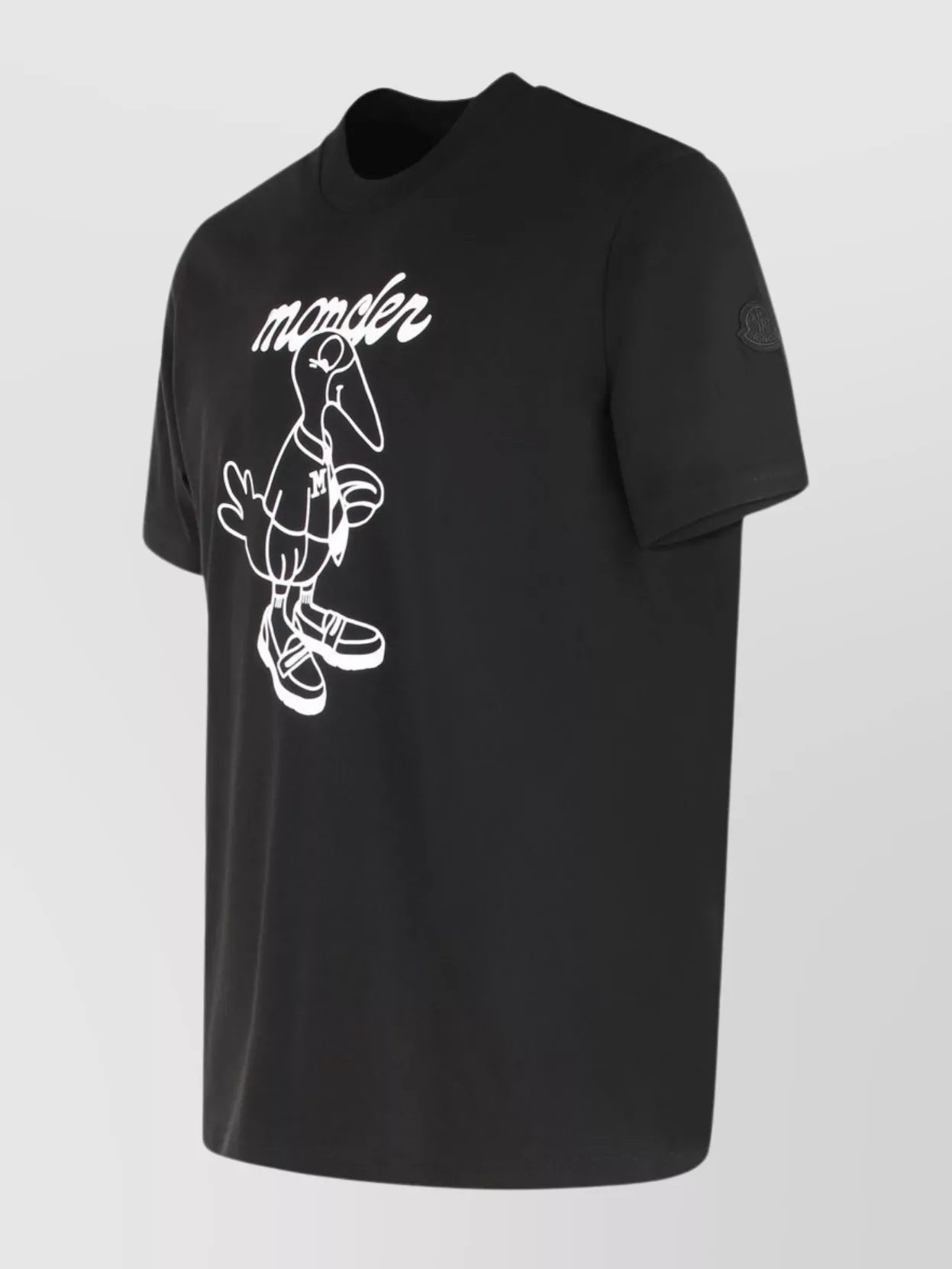 Moncler Cotton T-Shirt Featuring Graphic Print