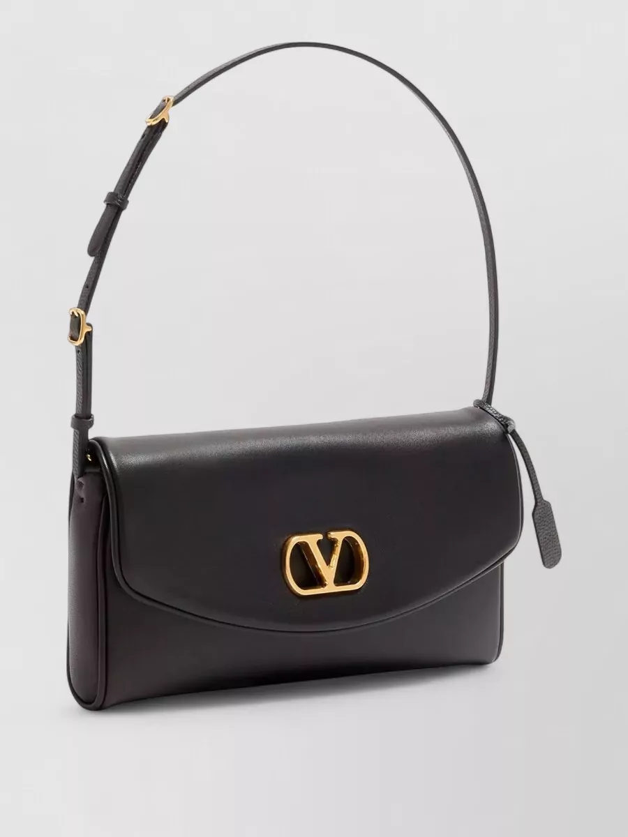 Valentino Garavani De Vain Small Nappa Leather Clutch Bag