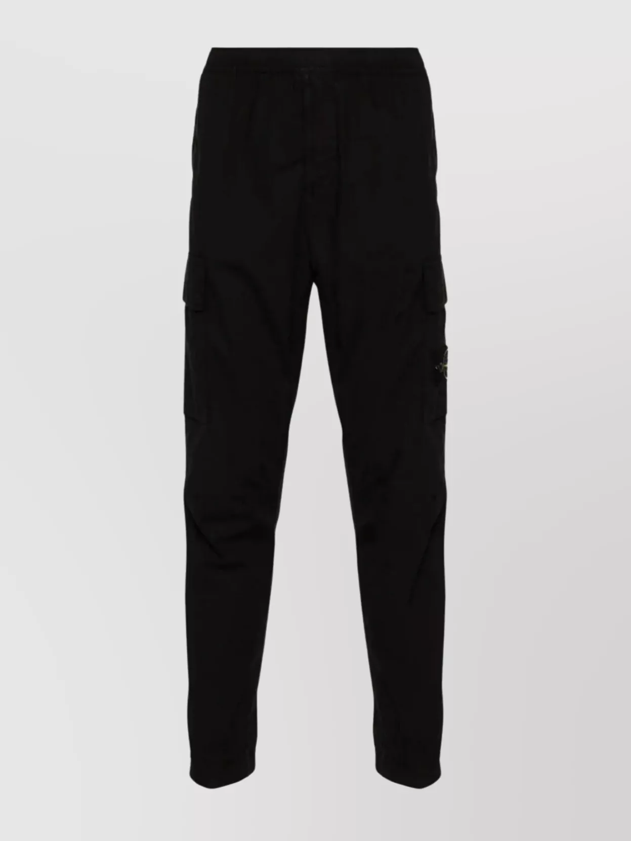 Shop Stone Island Functional Cargo Pants With Multiple Pockets
