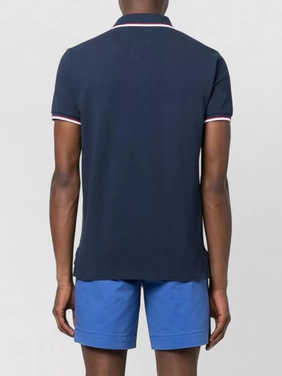 Polo Ralph Lauren Knit Polo Shirt Short Sleeves Contrast Trim